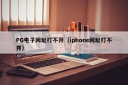 PG电子网址打不开（iphone网址打不开）