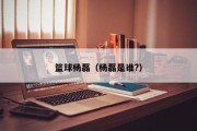 篮球杨磊（杨磊是谁?）