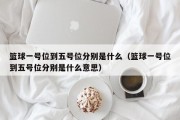 篮球一号位到五号位分别是什么（篮球一号位到五号位分别是什么意思）